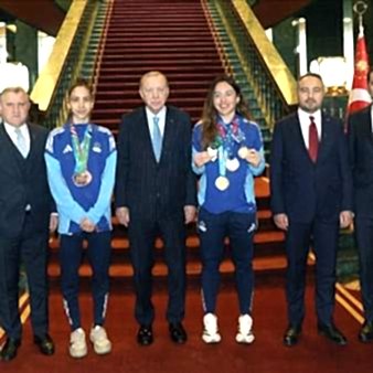 Cumhurbaşkanı Recep Tayyip Erdoğan, Öğrencimiz Sude Yaren Uzunçavdar'ı Kabul Etti